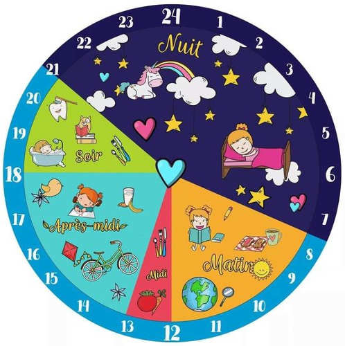 reloj rutinas infantiles